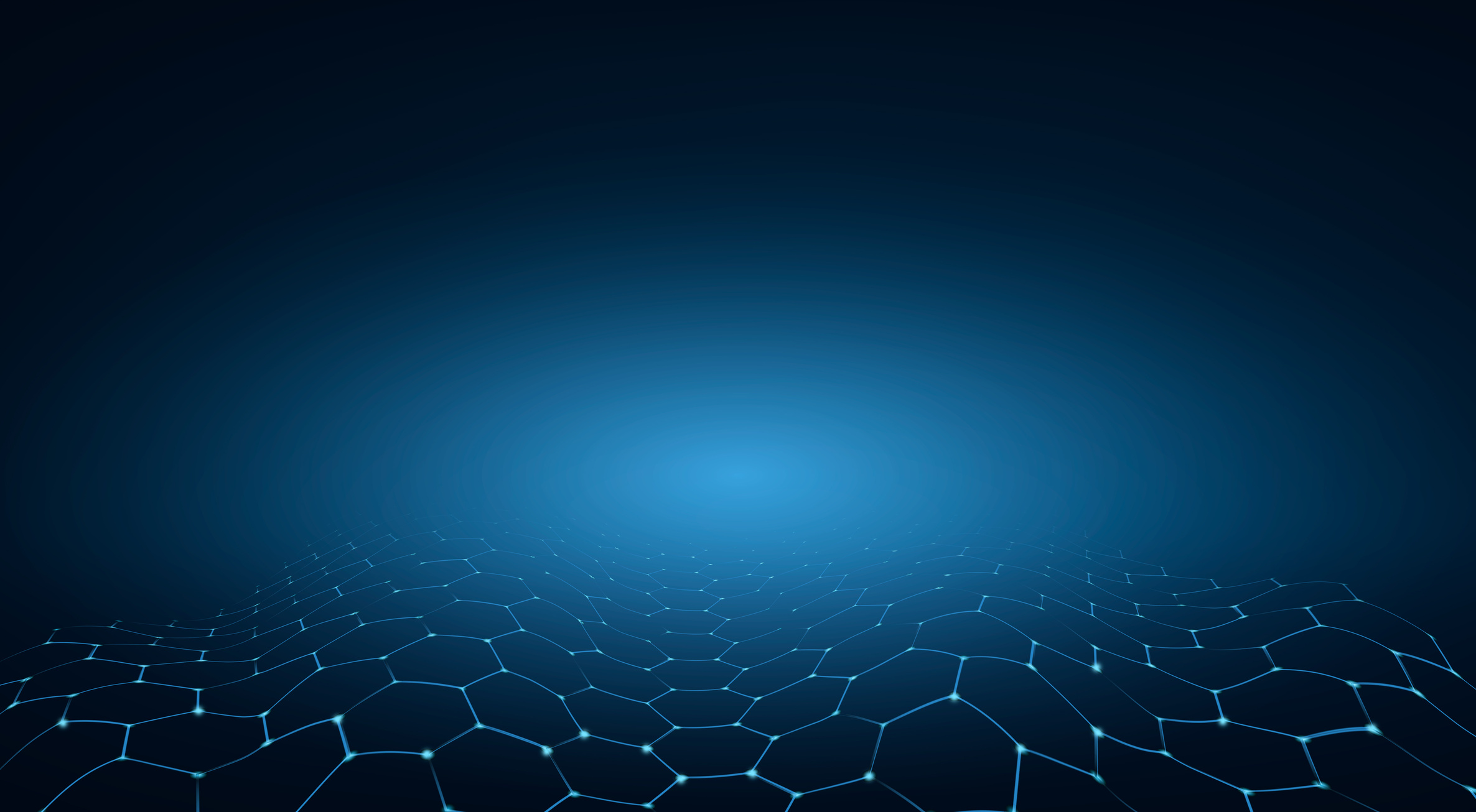 Blue Hexagon Background